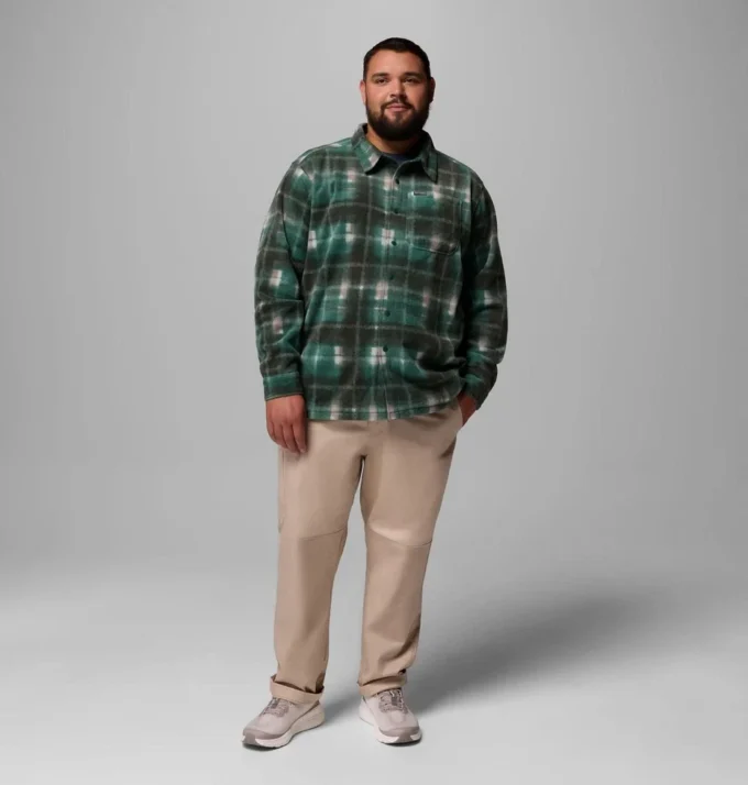 Herren Steens Mountain™ Printed Fleece Shirt Jacket II – Big
