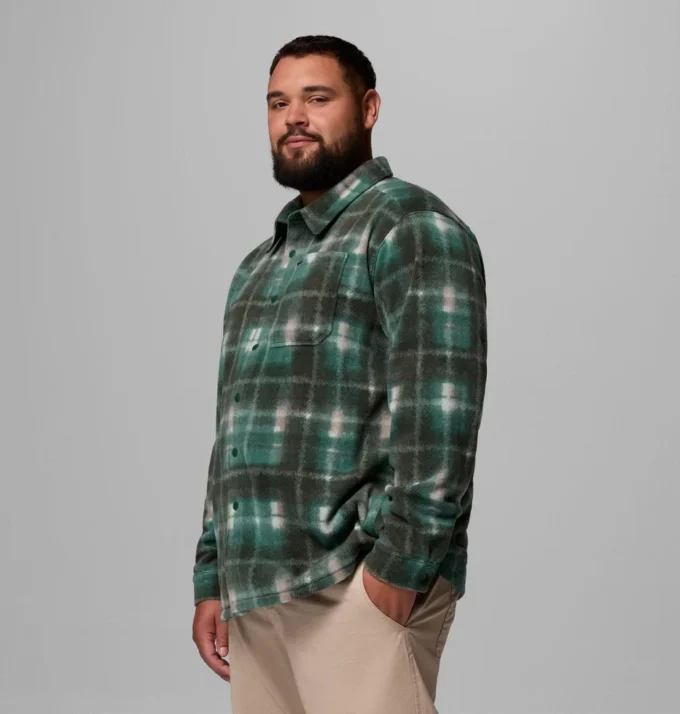 Herren Steens Mountain™ Printed Fleece Shirt Jacket II – Big