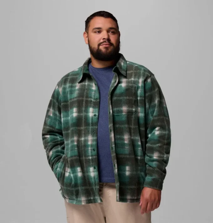 Herren Steens Mountain™ Printed Fleece Shirt Jacket II – Big