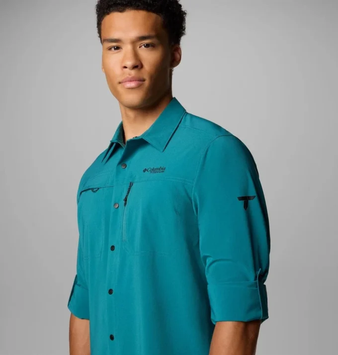 Herren Summit Valley™ Gewebtes Langarmhemd Herren Summit Valley™ Gewebtes Langarmhemd