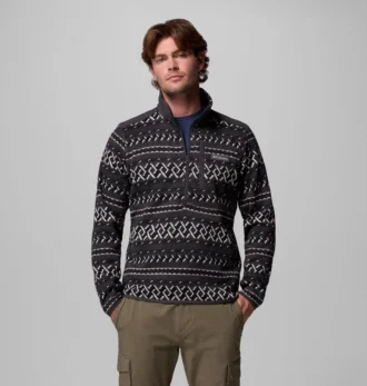 Herren Sweater Weather™ II Pullover mit Halb-Reißverschluss und Print