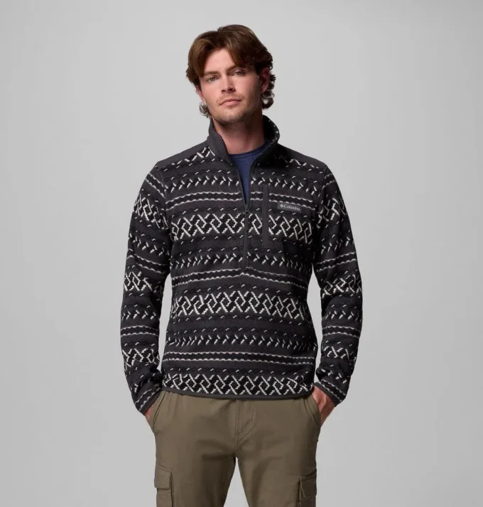 Herren Sweater Weather™ II Pullover mit Halb-Reißverschluss und Print