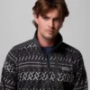 Herren Sweater Weather™ II Pullover mit Halb-Reißverschluss und Print