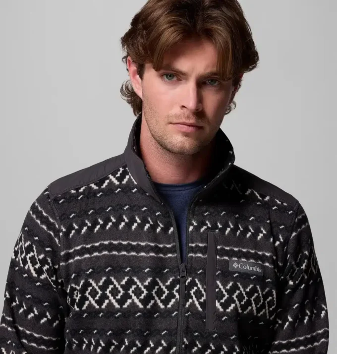 Herren Sweater Weather™ II Pullover mit Halb-Reißverschluss und Print