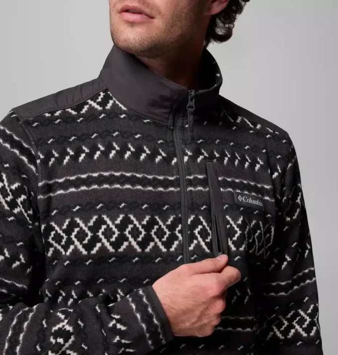Herren Sweater Weather™ II Pullover mit Halb-Reißverschluss und Print