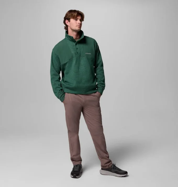 Herren Sweater Weather™ Relaxed Fit Half Snap Pullover