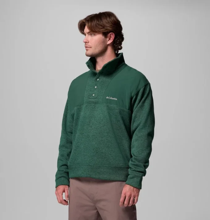Herren Sweater Weather™ Relaxed Fit Half Snap Pullover