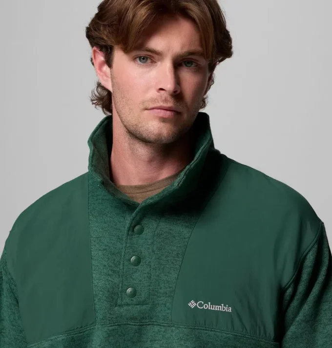 Herren Sweater Weather™ Relaxed Fit Half Snap Pullover
