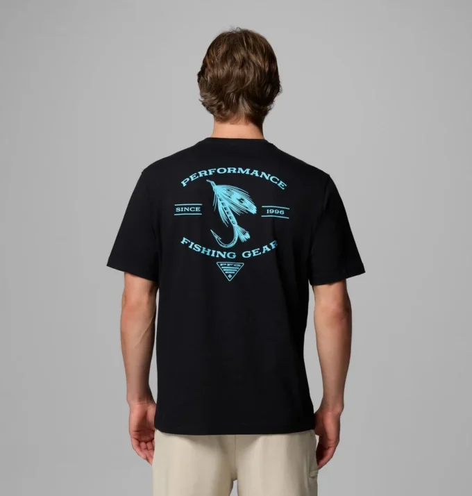Herren-T-Shirt „Ahab Fly PFG” mit kurzen Ärmeln