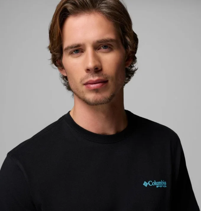 Herren-T-Shirt „Ahab Fly PFG” mit kurzen Ärmeln