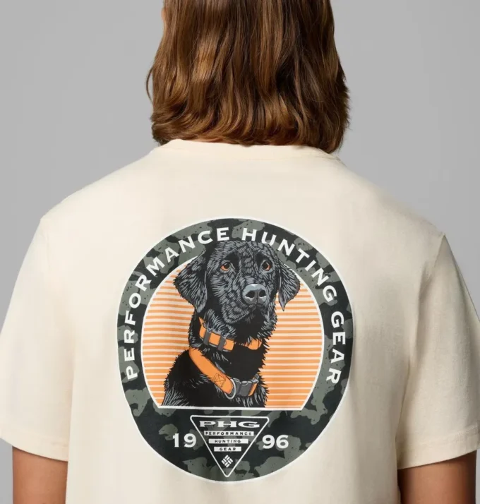 Herren-T-Shirt „Angus Dog PHG” mit kurzen Ärmeln