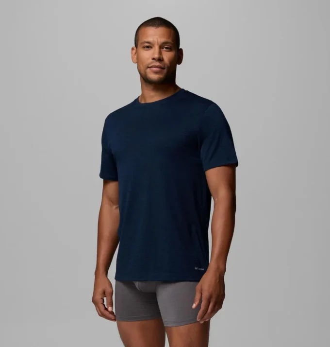 Herren-T-Shirt aus Merinowolle, Einzelpack Herren-T-Shirt aus Merinowolle, Einzelpack