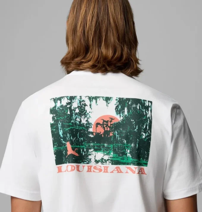 Herren-T-Shirt Bayou CSC mit kurzen Ärmeln