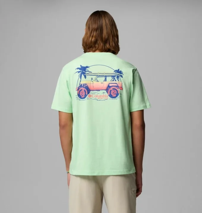 Herren-T-Shirt „Beaching Truck PFG” mit kurzen Ärmeln
