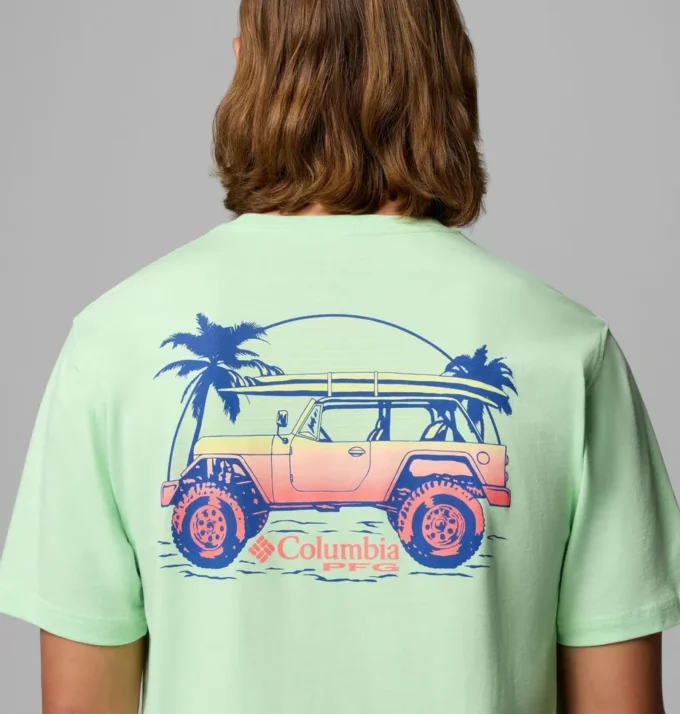 Herren-T-Shirt „Beaching Truck PFG” mit kurzen Ärmeln