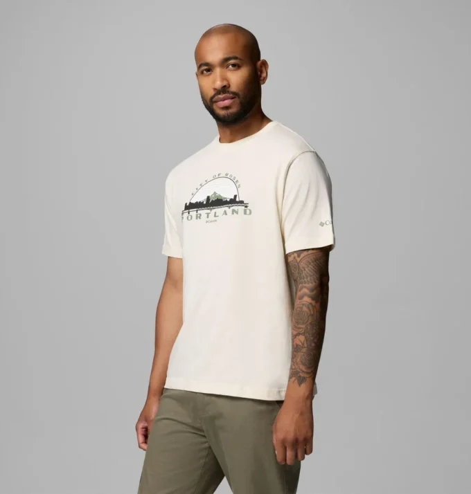 Herren-T-Shirt Buckman PDX OR CSC mit kurzen Ärmeln