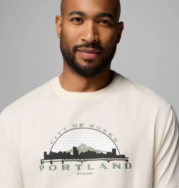 Herren-T-Shirt Buckman PDX OR CSC mit kurzen Ärmeln