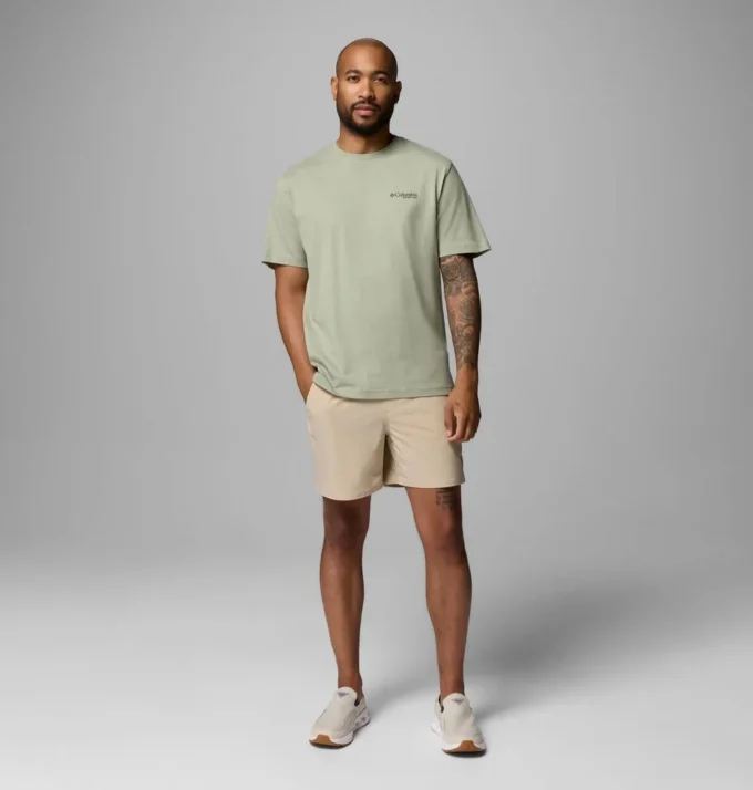 Herren-T-Shirt Charlie Trout PFG mit kurzen Ärmeln