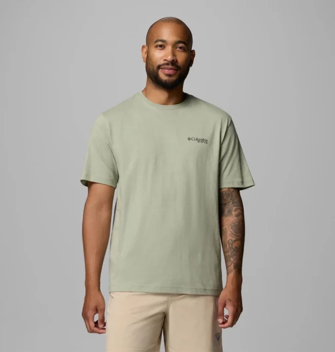 Herren-T-Shirt Charlie Trout PFG mit kurzen Ärmeln