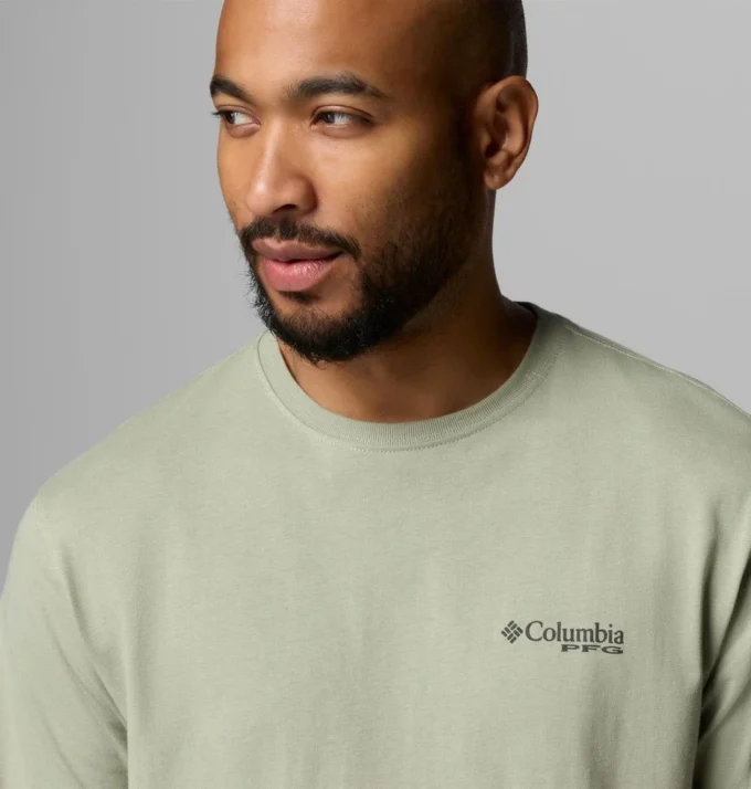 Herren-T-Shirt Charlie Trout PFG mit kurzen Ärmeln