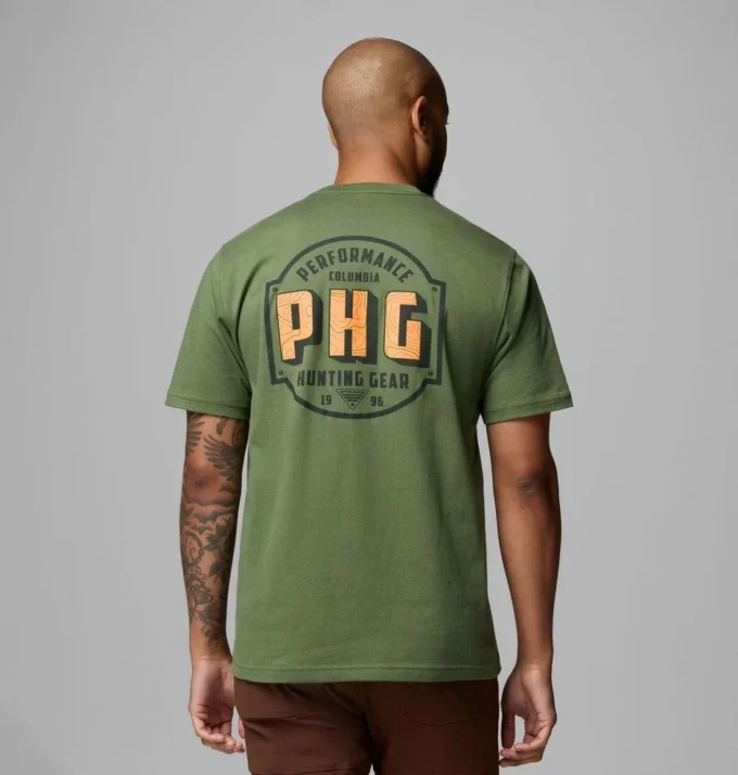 Herren-T-Shirt „Coursing PHG” mit kurzen Ärmeln
