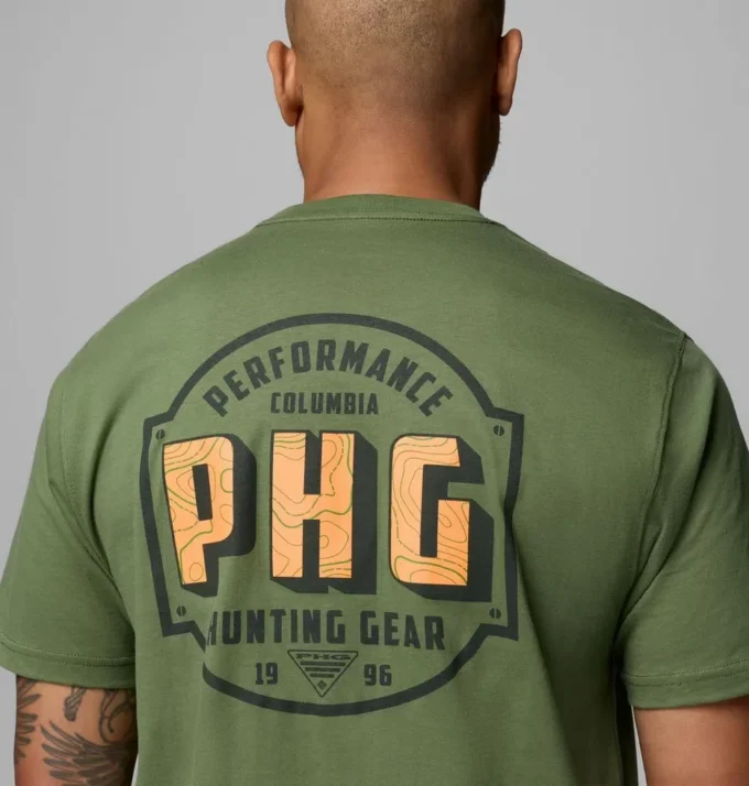 Herren-T-Shirt „Coursing PHG” mit kurzen Ärmeln