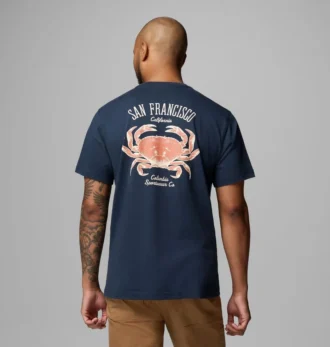 Herren-T-Shirt Dungeness SF CA CSC mit kurzen Ärmeln