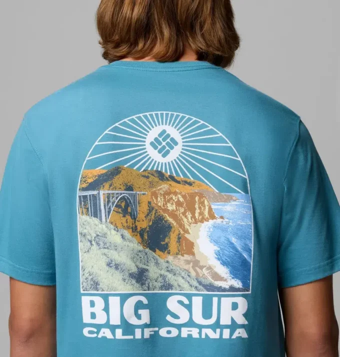 Herren-T-Shirt „Elsur Big Sur CA CSC”