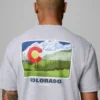 Herren-T-Shirt „Flag CO CSC” mit kurzen Ärmeln