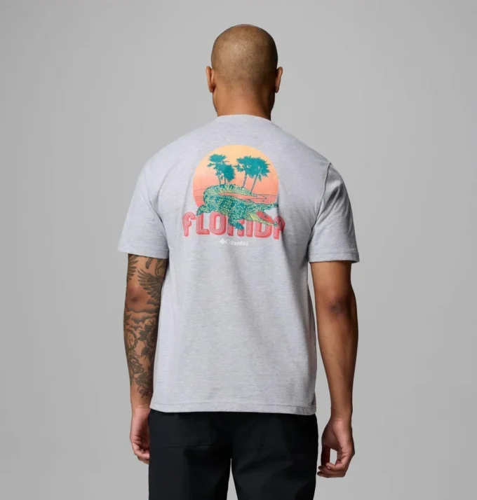 Herren-T-Shirt Floridasun Fl Gator CSC mit kurzen Ärmeln