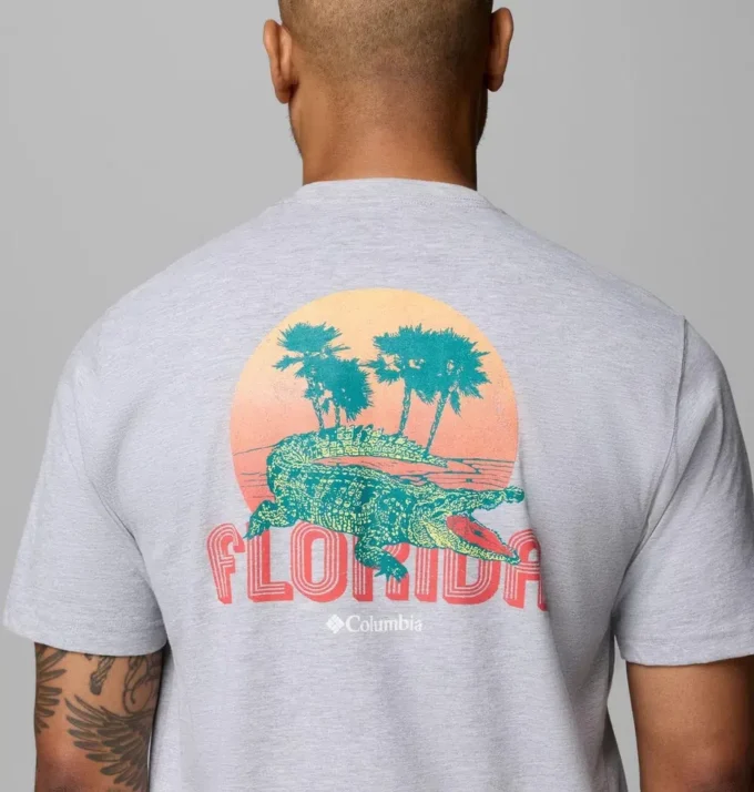 Herren-T-Shirt Floridasun Fl Gator CSC mit kurzen Ärmeln