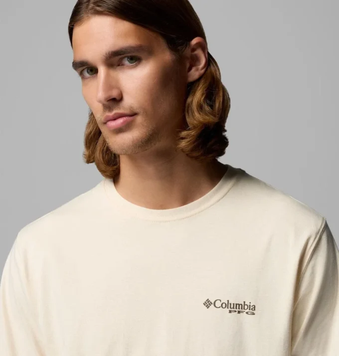 Herren-T-Shirt „Garett Bass PFG” mit kurzen Ärmeln