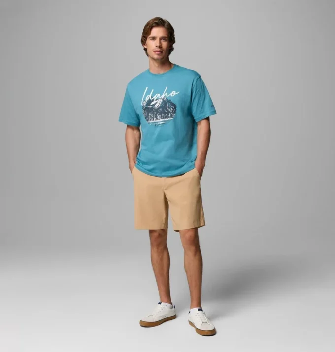 Herren-T-Shirt Garnet ID CSC mit kurzen Ärmeln