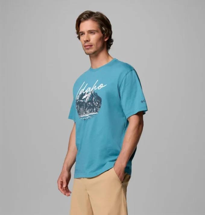 Herren-T-Shirt Garnet ID CSC mit kurzen Ärmeln