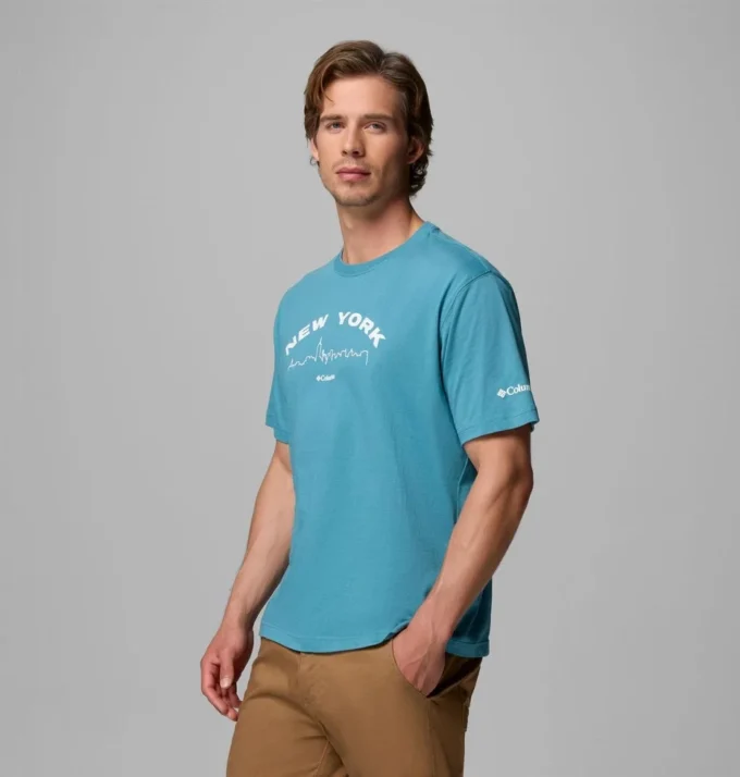 Herren-T-Shirt „Gilded NY CSC” mit kurzen Ärmeln