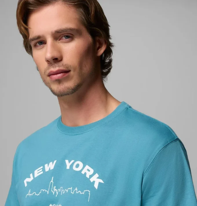 Herren-T-Shirt „Gilded NY CSC” mit kurzen Ärmeln