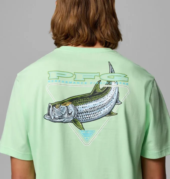 Herren-T-Shirt „Jett PFG” mit kurzen Ärmeln