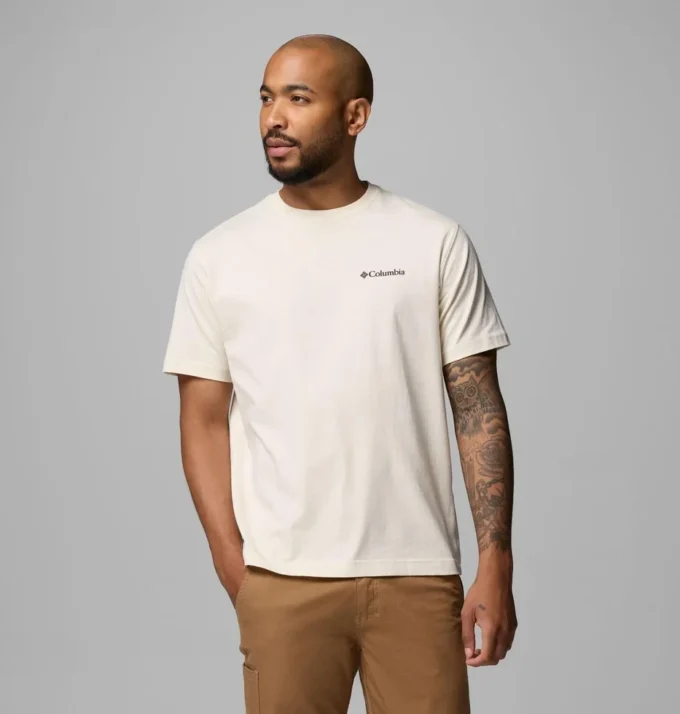 Herren-T-Shirt „Los Angeles CA CSC“ mit kurzen Ärmeln