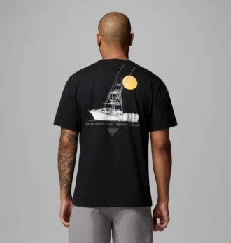 Herren-T-Shirt Matti Boat PFG mit kurzen Ärmeln