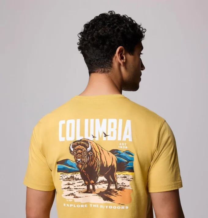 Herren-T-Shirt mit Marker-Grafik