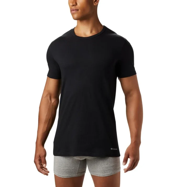 Herren-T-Shirt mit Rundhalsausschnitt und klassischer Passform – 3er-Pack