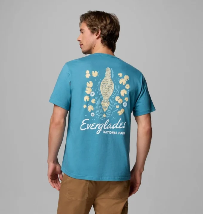 Herren-T-Shirt mit Unterwasser-Grafik