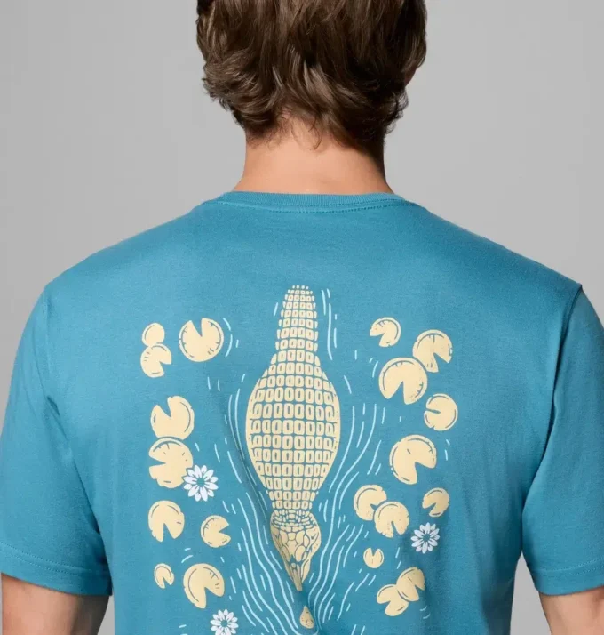 Herren-T-Shirt mit Unterwasser-Grafik