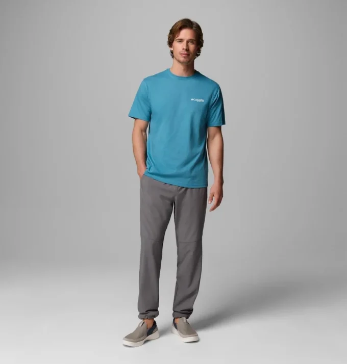 Herren-T-Shirt Ralfie Tarpon Br PFG mit kurzen Ärmeln