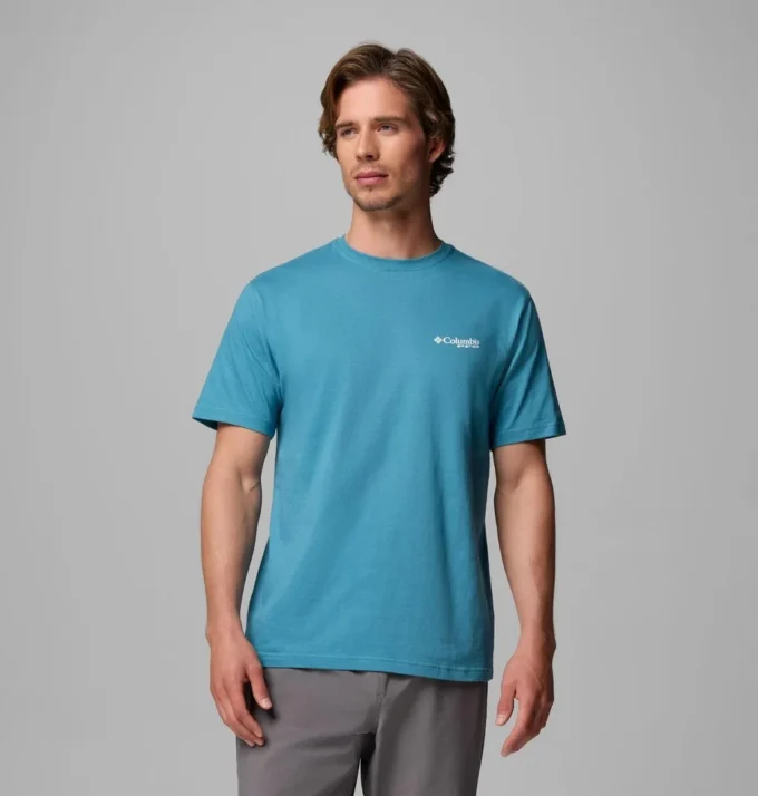 Herren-T-Shirt Ralfie Tarpon Br PFG mit kurzen Ärmeln