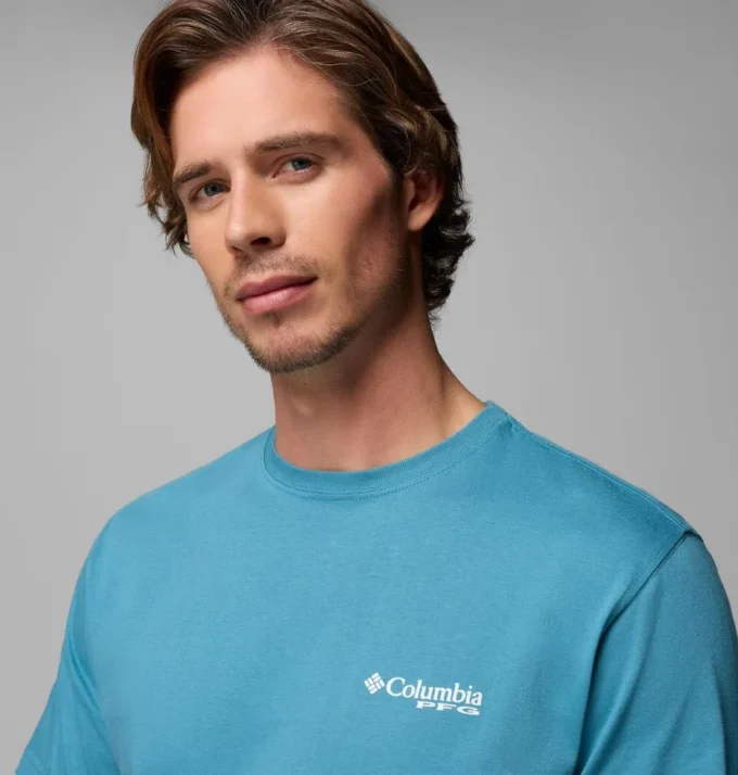 Herren-T-Shirt Ralfie Tarpon Br PFG mit kurzen Ärmeln