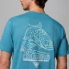 Herren-T-Shirt Ralfie Tarpon Br PFG mit kurzen Ärmeln