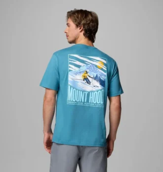 Herren-T-Shirt Steep Mt Hood OR CSC mit kurzen Ärmeln