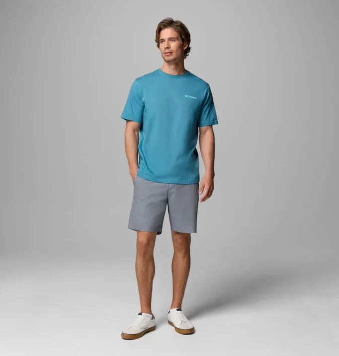 Herren-T-Shirt Steep Mt Hood OR CSC mit kurzen Ärmeln