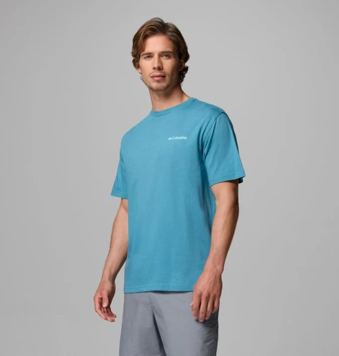Herren-T-Shirt Steep Mt Hood OR CSC mit kurzen Ärmeln